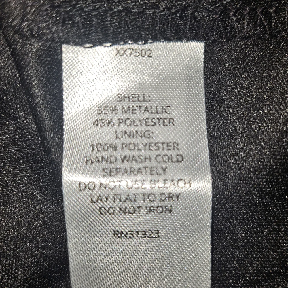 NWT Halogen Metallic Silver And Black Midi Dress